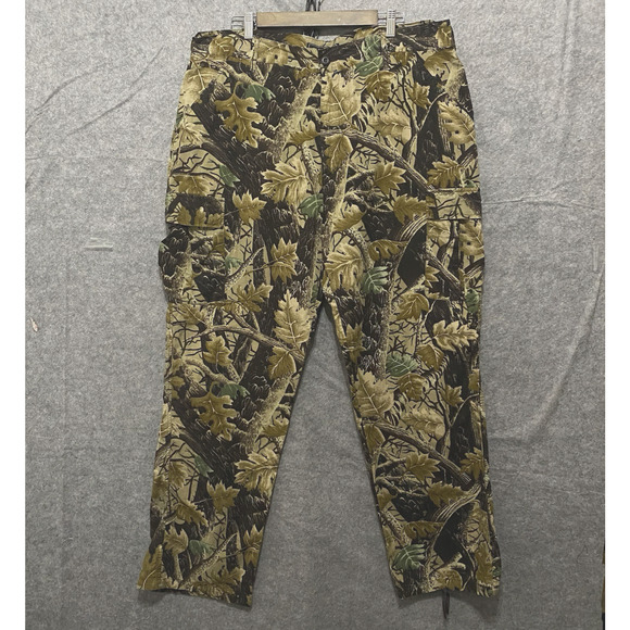 Vintage Master Sportsman Camo Cargo Pants Mens XL Brown‎ Hunting - Picture 1 of 9